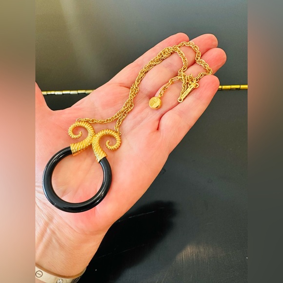 Trifari Authentic Luxury Vintage Retro RARE Runway Couture Statement Necklace - Picture 14 of 17